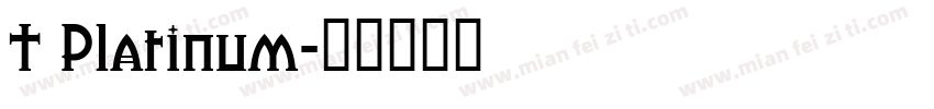 T Platinum字体转换